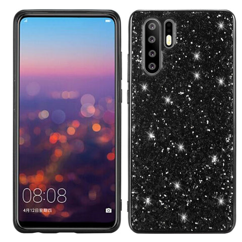Custodia in TPU antiurto con polvere glitterata per Huawei P30 Pro, For Huawei P30 Pro