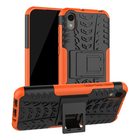 Housse antiurto avec motif pneumatique en PC + TPU pour Huawei Honor 8s, avec support, pour Huawei Honor 8s