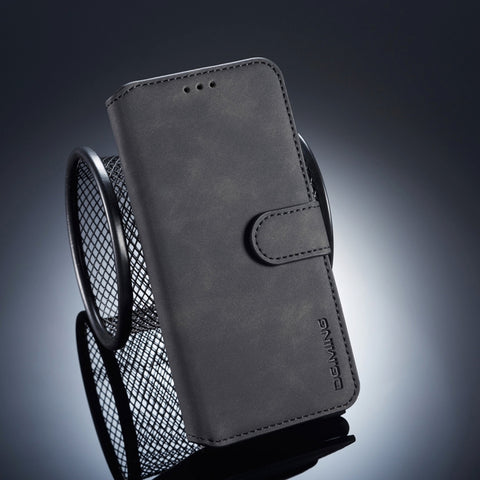 DG.MING Custodia a Flip Orizzontale Retro Oil Side per Huawei P20, con Supporto, Slot per Carte e Portafoglio, Huawei P20