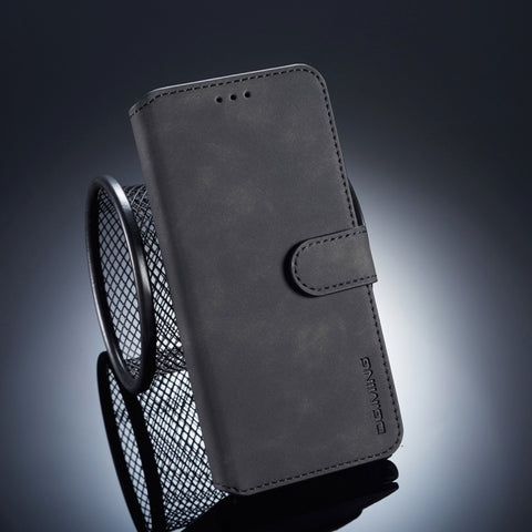 DG.MING Custodia a Flip Orizzontale Retro Oil Side per Huawei P20 Pro, con Supporto, Slot per Carte e Portafoglio, Huawei P20 Pro