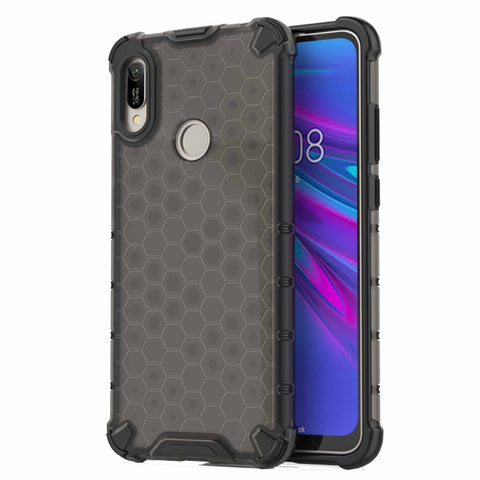 Custodia antiurto per PC + TPU a nido d'ape per Huawei Y6 (2019), For Huawei Y6(2019)