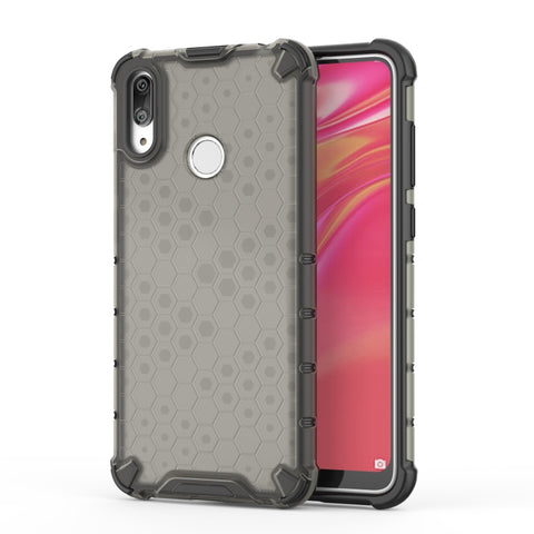 Custodia antiurto per PC + TPU a nido d'ape per Huawei Y7(2019), For Huawei Y7(2019)
