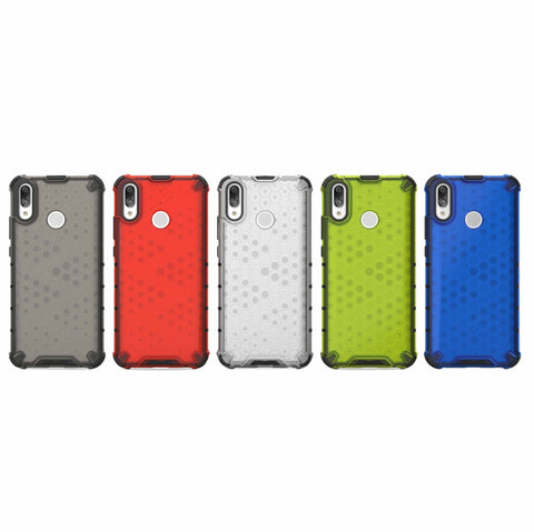 Custodia antiurto per PC + TPU a nido d'ape per Huawei Y9 (2019), For Huawei Y9 (2019)