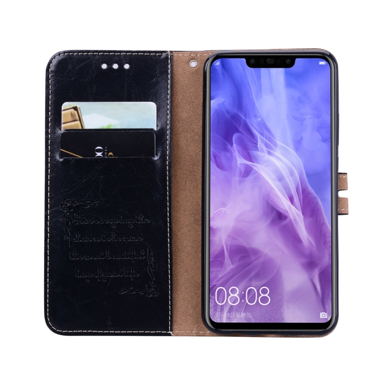 Business Style Oil Wax Texture Horizontal Flip Leather Case for Huawei Nova 3, with Holder & Card Slots & Wallet, For Huawei Huawei Nova 3              ...