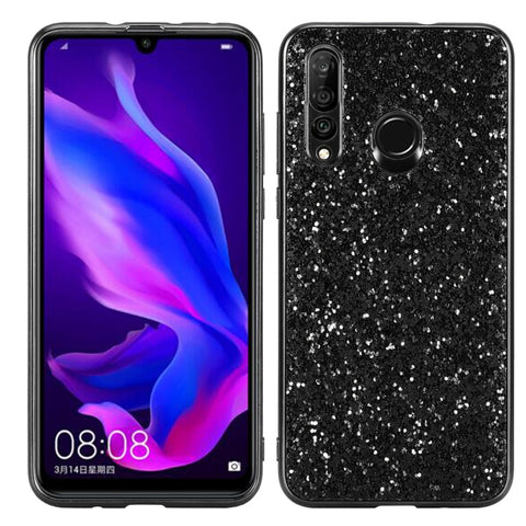 Custodia protettiva in TPU antiurto con polvere glitterata per Huawei Nova 4, For Huawei Nova 4