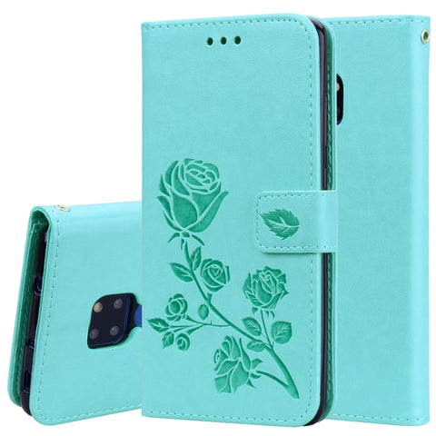 Custodia in pelle PU con chiusura orizzontale in rilievo rosa per Huawei Mate 20, con supporto, slot per carte e portafoglio, Per Huawei Mate 20, Huawei Mate 20