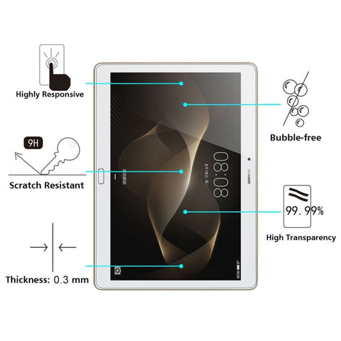 Pellicola in Vetro Temperato 9H per Huawei MediaPad M2 10.0 - Pacco