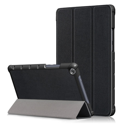 Couverture en peau avec texture de cuivre orizzontale pour Huawei MediaPad M5 Lite 8 pouces, avec support triple pieghevole, pour Huawei MediaPad M5 Lite