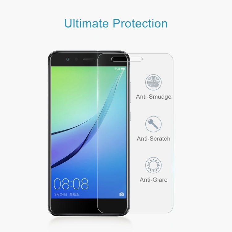 2 PCS 9H 2.5D Tempered Glass Film for Huawei nova Lite, For Huawei nova Lite(2 PCS)
