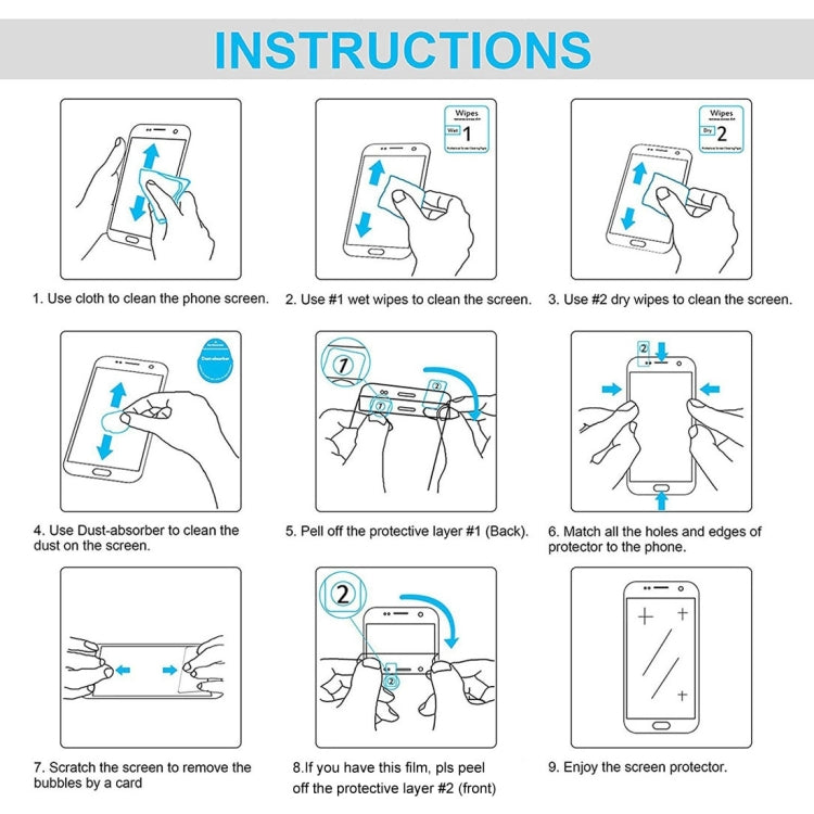 2 PCS 9H 2.5D Tempered Glass Film for Huawei nova Lite, For Huawei nova Lite(2 PCS)