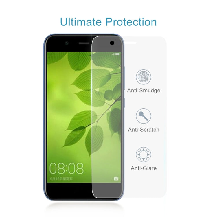 50 PCS for Huawei nova 2 Lite 0.26mm 9H Surface Hardness 2.5D Explosion-proof Tempered Glass Screen Film, No Retail Package, For nova 2 Lite