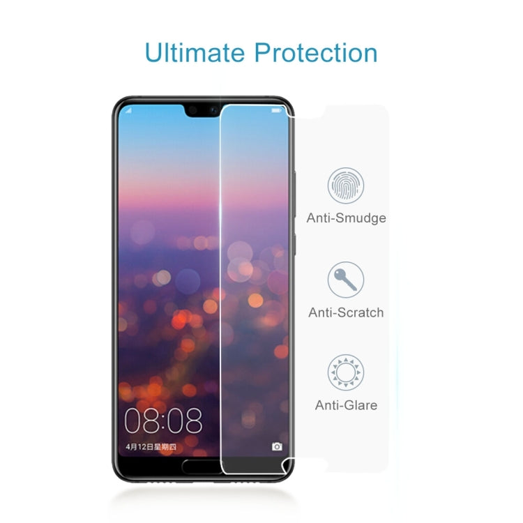 100 PCS for Huawei P20 0.26mm 9H Surface Hardness 2.5D Explosion-proof Tempered Glass Screen Film, For P20