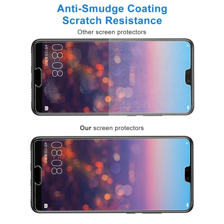 100 PCS for Huawei P20 0.26mm 9H Surface Hardness 2.5D Explosion-proof Tempered Glass Screen Film, For P20