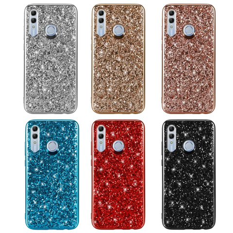 Protection en TPU anti-polvere scintillante pour Huawei Honor 10 Lite, pour Huawei Honor 10 Lite