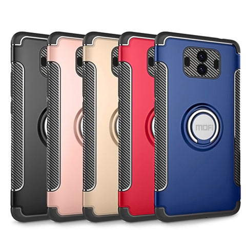 MOFI per la serie Mysterious Huawei Mate 10 Custodia protettiva antiurto con copertura posteriore con supporto ad anello magnetico girevole, For Mate 10