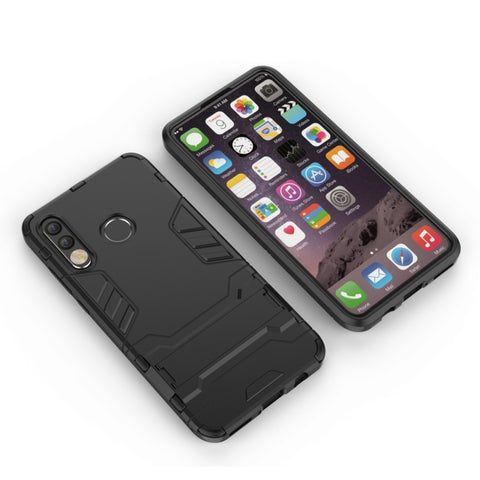 Custodia antiurto in PC + TPU per Huawei P30 Lite, con supporto, For Huawei P30 Lite