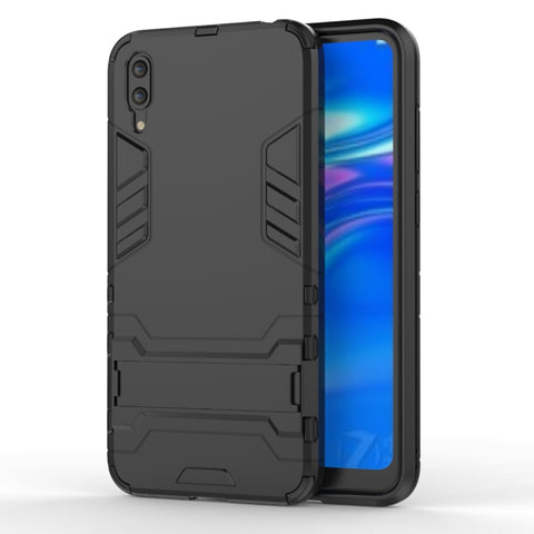 Custodia antiurto per PC + TPU per Huawei Enjoy 9, con supporto, For Huawei Enjoy 9