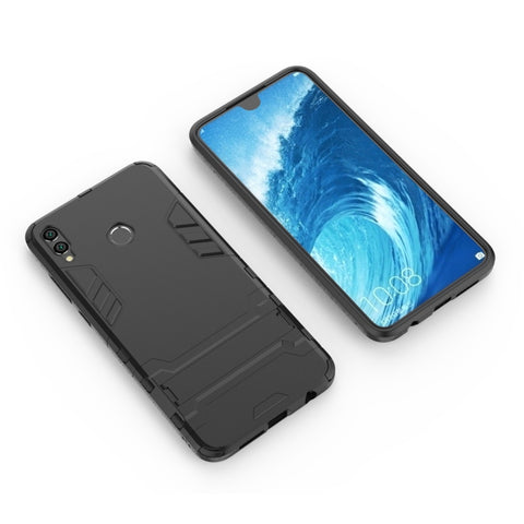 Protection antiurto pour PC + TPU pour Huawei Honor 8X Max, avec support, pour Huawei Honor 8X Max