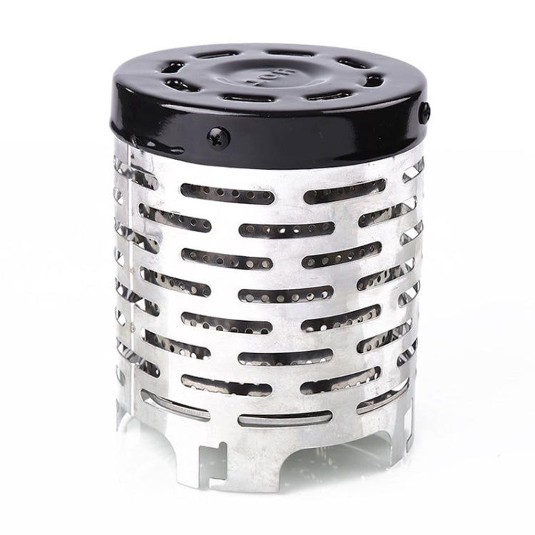 Compact Stainless Steel Heater Cover for Outdoor Camping