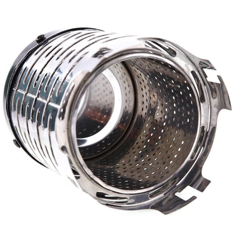 Compact Stainless Steel Heater Cover for Outdoor Camping