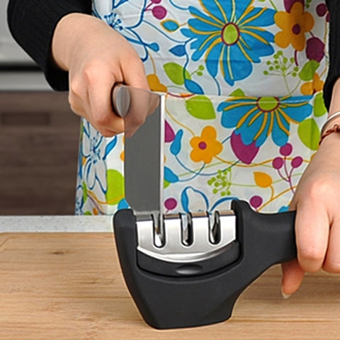 Affilacoltelli en acciaio al tungsteno per uso cucina, Aiguiseur de couteaux