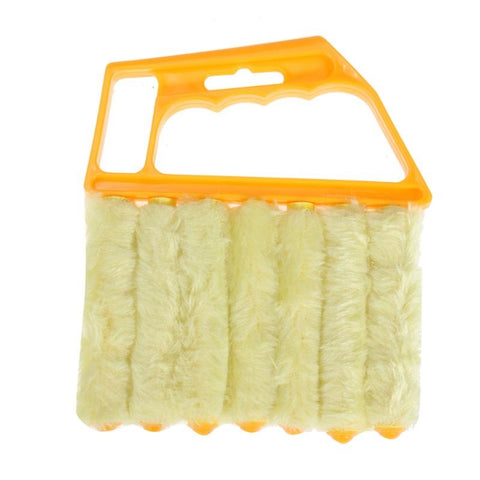 Spazzola per la pulizia delle persiane in microfibra, per lamelle, per la pulizia della polvere, per la finestra, per il condizionatore d'aria