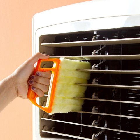 Spazzola per la pulizia delle persiane in microfibra, per lamelle, per la pulizia della polvere, per la finestra, per il condizionatore d'aria