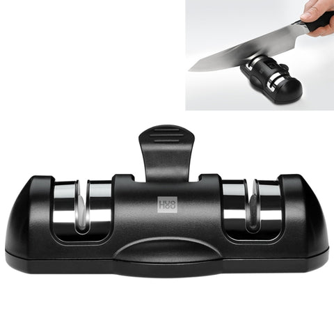 Affilacoltelli da cucina portable a doppia ruota originale Xiaomi Youpin Huohou, Aiguiseur de couteaux à double roue