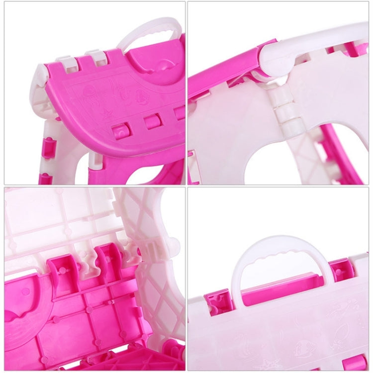 Sgabello pieghevole in plastica da seduta portatile da esterno Sgabello utile da pesca, consegna colore casuale, 1751