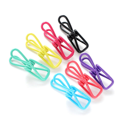 Morsetti per appendere foto, decorazioni per la casa multiuso da 10 pezzi, consegna casuale dei colori, Hanging Peg Clamps