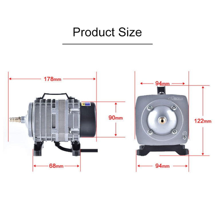 35W Electromagnetic Air Pump for Fish Tanks - ACO-003