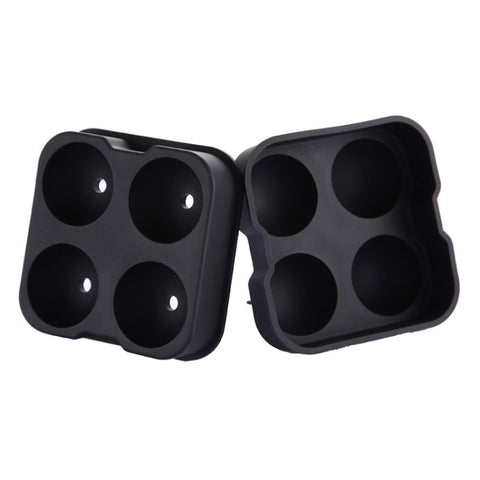 Stampo per cubetti di ghiaccio in silicone a 4 griglie a forma di palla, Ball Shape
