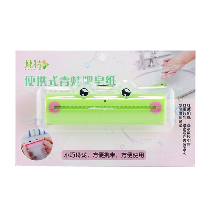 Convenient Scented Soap Sheets with Frog Pattern - 1.2m