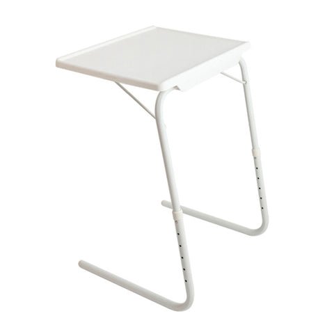 Tavolo portable multiuso pieghevole sollevabile con staffa per tubo in acciaio con supporto in plastica, hauteur réglable: 52-72 cm, angle réglable: 30 degrés / 60 degrés / 90 degrés, hauteur réglable: 52-72 cm rose, hauteur réglable: 52-72 cm bleu