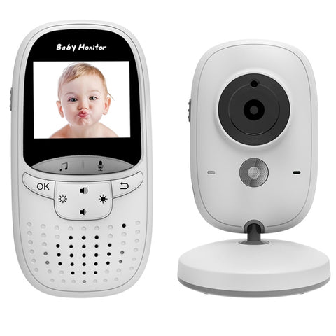 Baby monitor per telecamera di sorveglianza wireless LCD da 2,4 pollici VB602, supporto per conversazione bidirezionale, visione notturna, VB602