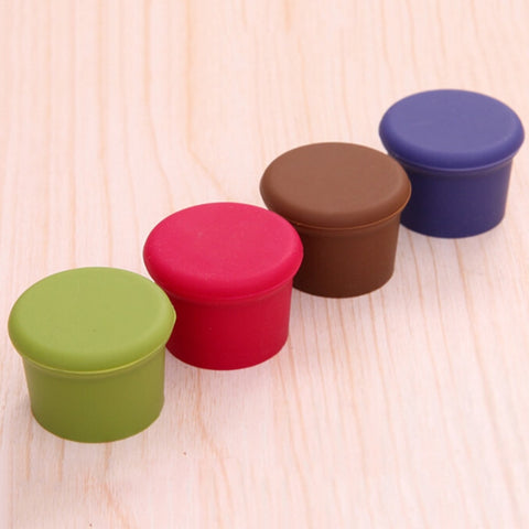 Tappo per bottiglia per condimenti per vino e birra in silicone color caramella da 10 pezzi. Consegna colore casuale, 10 PCS Candy Color