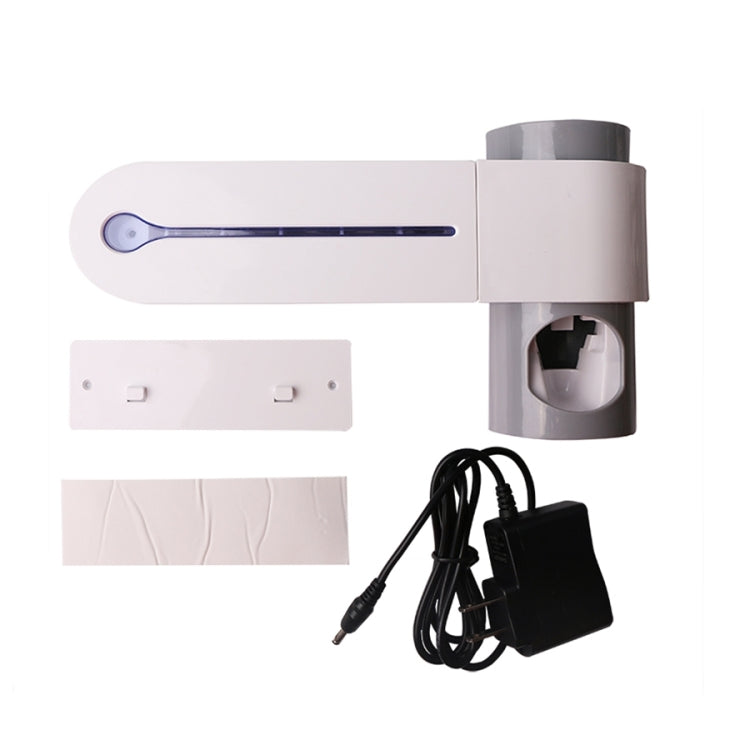 Automatic Toothpaste Dispenser with UV Sterilizer Holder