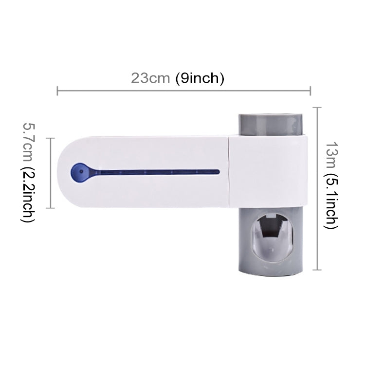 Automatic Toothpaste Dispenser with UV Sterilizer Holder