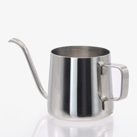 Caffettiera Manuale in Acciaio Inossidabile 304 con Beccuccio Lungo -