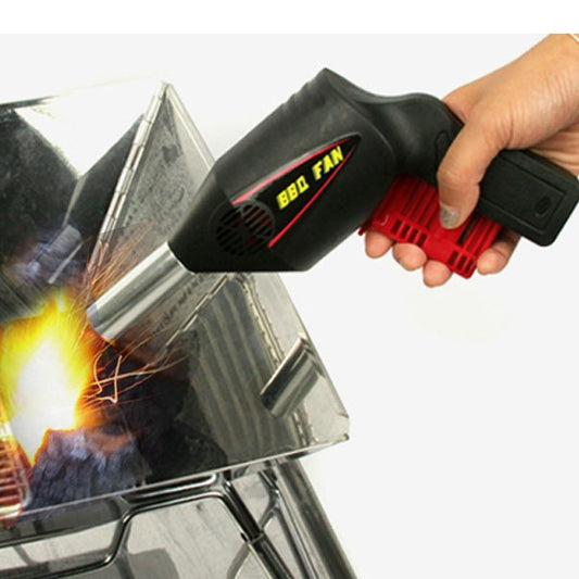 Ventilatore portatile per barbecue da esterno. Ventilatore manuale per barbecue a pressione manuale