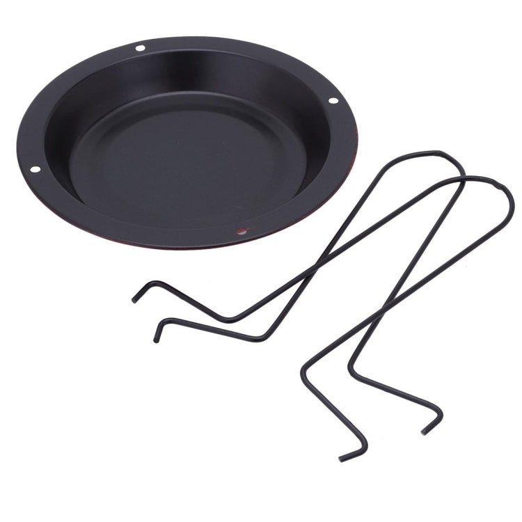 Portarrosto per pollo verticale in acciaio al carbonio da campeggio all'aperto, Roaster Rack