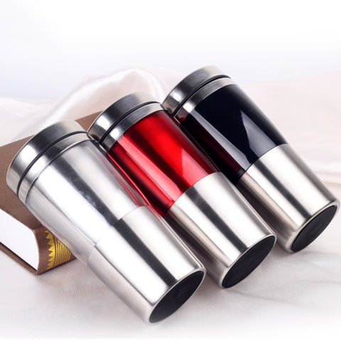 Tasse à acciaio inossidabile avec double isolation de 430 ml en voiture en utilisant une bouteille d'eau aziendale