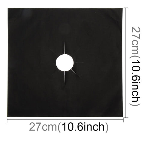 Tampon protecteur pour la poussière du piano en fibre ultrasonique pour la surface du four à gaz, dimensions: 27 * 27 cm, 0,08 mm, 0,08 mm