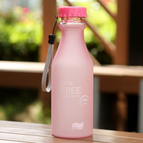 Bouteille de soda portable en plastique à tester en perte de 550 ml Bouteille pour la pratique et simple sigillée pour les étudiants, 550 ml