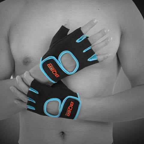 Guanti Sportivi Unisex Mezze Dita Traspiranti e Antiscivolo - Taglia