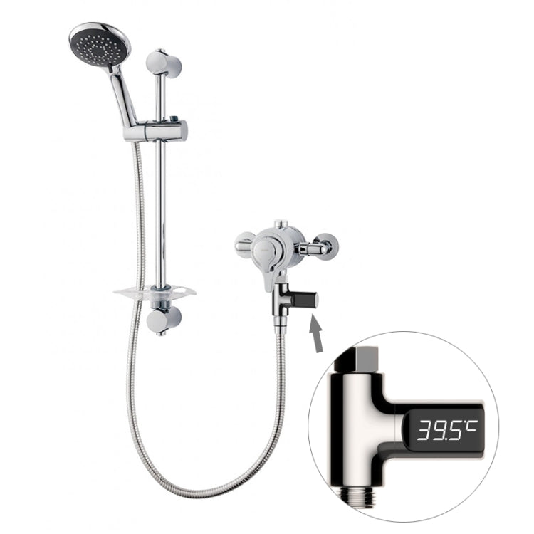 bd-ls-01-termometro-per-acqua-passivo-con-display-a-led-ruotabile-a-360-gradi-per-la-doccia-per-bambini-plating-white - immagine 3