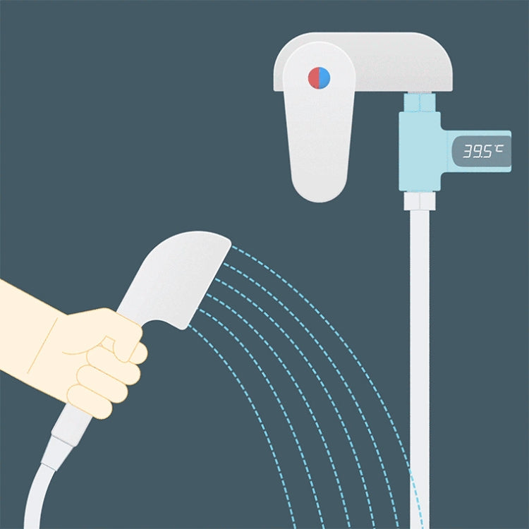 bd-ls-01-termometro-per-acqua-passivo-con-display-a-led-ruotabile-a-360-gradi-per-la-doccia-per-bambini-plating-white - immagine 6