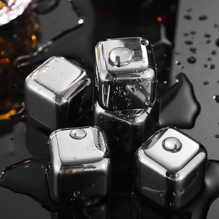 Stainless Steel Reusable Ice Cubes for Whiskey & Beverages