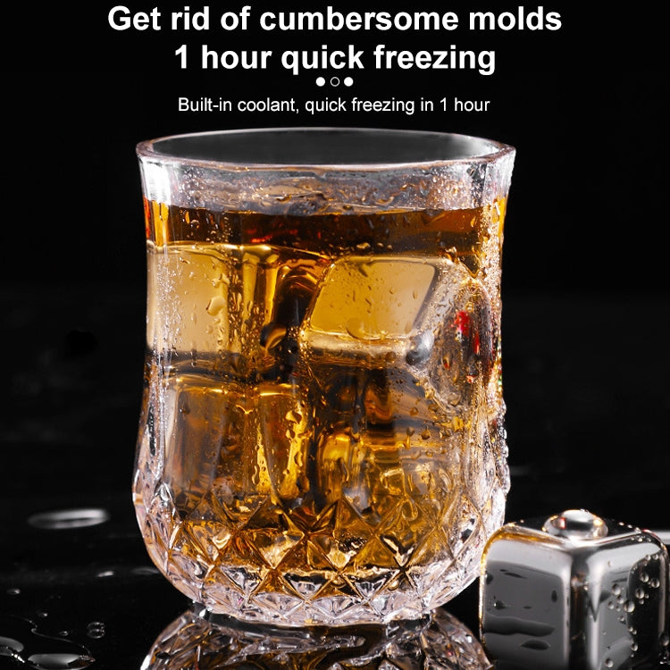 Stainless Steel Reusable Ice Cubes for Whiskey & Beverages