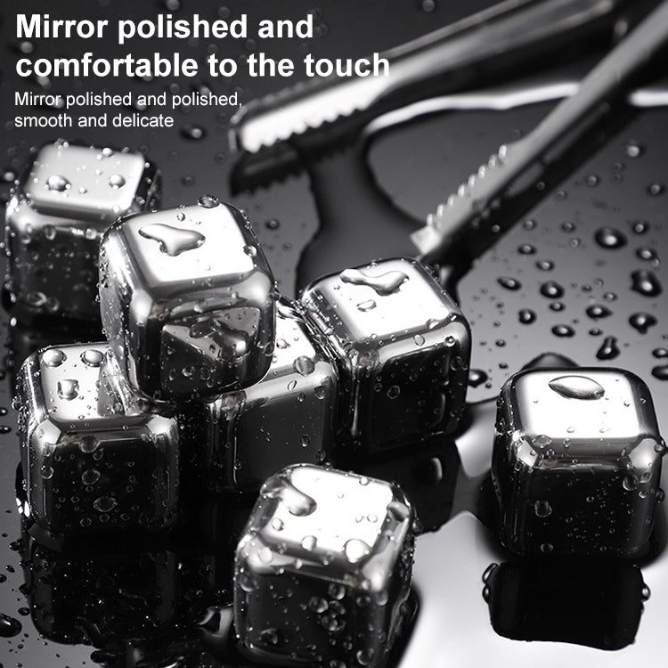 Stainless Steel Reusable Ice Cubes for Whiskey & Beverages